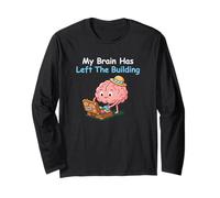 Employee Brain Left Building Vacation Mode Long Sleeve T-Shirt