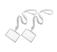 Employee Id Holder with Aluminium Alloy 2 Set Lanyard