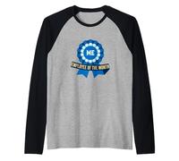 Employee of The Month Self Employed Entrepreneur Raglan Baseball Tee