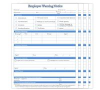 Employee Warning Notice Form,8.5 x 11 Inches Performance Appraisal Form Job Applications for Employment Discipline Form Warning 200 Sheets