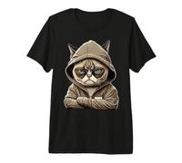 Employee Work Colleagues Teenager Cats Sweater Cat Premium T-Shirt