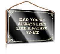 Employees Only Wood Plaque - Painted Surface/Pictures For Office | Novelty Decor Retro Farmhouse Rustic Hanging Decor For Indoor & Outdoor Use, Dad You've Always Been Like A