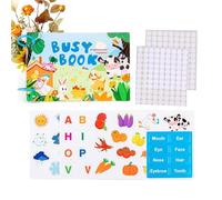 Employment Book - Cognitive Learning Education-Oriented, Sensory Learning Book for - For Fun Playtime Home and Family Indoor Girls Age