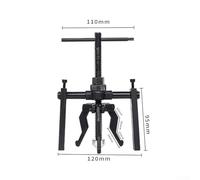 Employment Duty 3-jaw Bearing Puller Kit Automotive Extractor Device Heavy for Steel Industrial Mechanical Electrical Chrome Efficient Inner Gear Removal