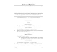 Employment Rights Bill Commons agreements and amendments, disagreements, amendments in lieu and amendments to the words so restored to the Bill (House of Lords) HLB 133