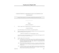 Employment Rights Bill Commons insistence, amendments in lieu, non-insistence and disagreement (House of Lords) HLB 154