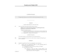 Employment Rights Bill Commons reason (House of Lords) HLB 156