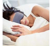 EMPO Sleep Mask, Ultra Soft Blindfold, Milk Silk Fabric and Natural Cotton Filled Eye Mask with Adjustable Straps, 100% Black Out Light Sleeping Mask for Travel, Nap, Yoga Meditation