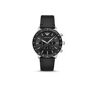 Empoirc Armanni AR11243 Chronograph Quartz Strap Leather Men's Watch