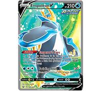 Empoleon V 145/163 Ultra Rare Pokemon Card (Battle Styles) + 1x TitanCards® Toploader