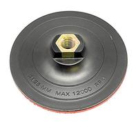 EMPORA Grinding disc support plate for angle grinders, 115 mm, 125 mm, 180 mm, M14, support plate for drill/angle grinder (with Velcro hard, 125 mm)