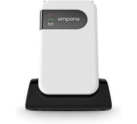 Emporia SIMPLICITYglam Flip 7.11 cm 2.8" 240 x 320 pixels Bluetooth 1300 mAh Whi
