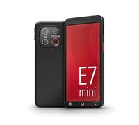 Emporia emporiaSMART.7mini Senior Smartphone Unlocked, Android 15 Phone with Emergency Button, 5.45" Touch Display, NFC, Fingerprint Sensor, Hearing Aid Compatible, Compact & Powerful, Black