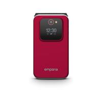 Emporia JOY LTE 4G FLIP Senior Mobile Phone Large 2.8" Screen 2MP camera - RED