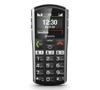 emporiaSIMPLYCITY-LTE, Subscription-Free Button Cell Phone, Cell Phone with Emergency Call Button, Extra Large Keys, Ideal for Seniors, Easy to Use, Black