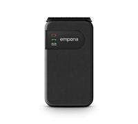 emporiaSIMPLICITYGLAM 2G Cell Phone for Seniors Without a Contract, Keypad Phone with Emergency Button, Large Keys, Speed Dial, Hearing Aid Compatible, Black