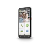 Emporia SMART.4 - easy-to-use smartphone for seniors with emergency function, unlocked for all carriers, 32MB RAM with Blue Bookcover Case
