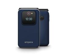 emporiaJOY-LTE, Senior Mobile Phone 2G, Flip Mobile Phone without Contract, with Emergency Call Button, 2.8 Inch Display, Blue