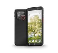 emporiaME.7 Senioren-Smartphone ohne Vertrag, Android 15 Handy mit Notruftaste, 5,45" Touchdisplay, NFC, 6 GB RAM, 128 GB Speicher, Fingerabdrucksensor, IP54, Schwarz