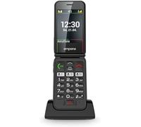 emporiaSIMPLICITYGLAM 2G Cell Phone for Seniors Without a Contract, Keypad Phone with Emergency Button, Large Keys, Speed Dial, Hearing Aid Compatible, Black