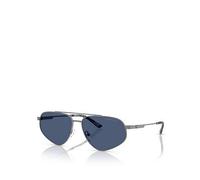 Emporio Armani 0Ea2156 Pilot Sunglasses- Grey, Grey, Men Grey