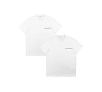 Emporio Armani for man. EM000391_AF10779 Set of 2 white casual t-shirts (S), Homewear, Cotton, Short sleeve
