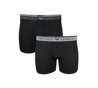 Emporio Armani 2-Pack Endurance Boxer Briefs, Black - Large