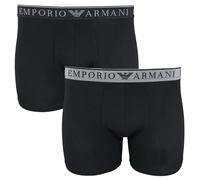 Emporio Armani 2-Pack Endurance Boxer Briefs, Black - Small