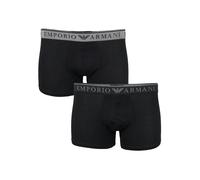 Emporio Armani 2-Pack Endurance Boxer Trunks, Black - Large