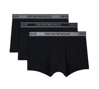 Emporio Armani 3-Pack Boxer Trunks, Black - X-Large