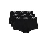 Emporio Armani Men's 3pack Trunk Boxer Shorts, Black, XL UK