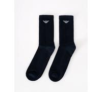 Emporio Armani 3-Pack Mens Eagle Logo Socks - Blue/Blue/Blue