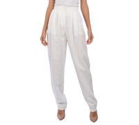 Emporio Armani 8N2P80 WoMens Straight Palazzo Pants - White - Size 38 (Waist)