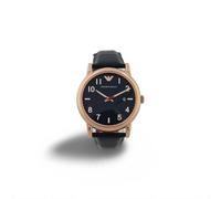 Emporio Armani AR11135 Rose Gold Blue Leather Men's Watch