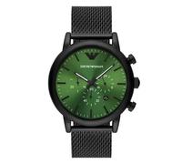 Emporio Armani AR11470 Black and Luigi Green Chronograph Quartz Men’s Watch