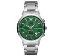 Emporio Armani AR11507 Renato - 43mm Green Dial Men's Chronograph Watch