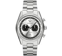 Emporio Armani Ar11636 Men's Chronograph Watch - Silver Dial, Steel Bracelet
