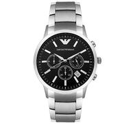 EMPORIO ARMANI AR2434 MENS STEEL WATCH BRAND NEW WITH WARRANTY - NEW