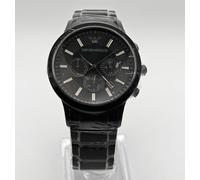 Emporio Armani Mens AR2453 Dress Black Mesh Watch