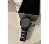 Elegant EMPORIO ARMANI AR2453 Black Stainless Steel Black Dial Mens Watch
