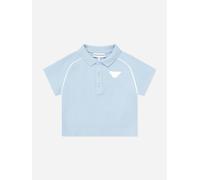 Emporio Armani Baby Boys Eagle Logo Polo Shirt in Blue - Blue - 36 Mths
