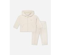 Emporio Armani Baby Boys Eagle Logo Tracksuit in Beige - Camel - 12 months