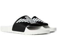 Emporio Armani Beachwear Unisex Slip On Flip Flops White and Black 42
