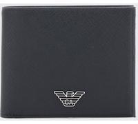 Emporio Armani Bifold Wallet with Monogram and Eagle Logo - Size: OS - male
