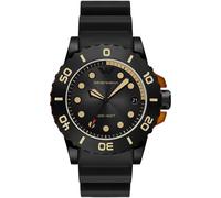 Emporio Armani Watches Emporio Armani Aqua Three Hand Date Black Rubbe