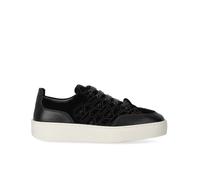 EMPORIO ARMANI BLACK MONOGRAM SNEAKER 41
