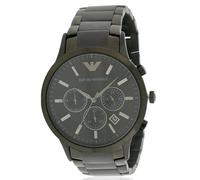Emporio Armani Black Stainless Steel Chronograph Mens Watch AR2453