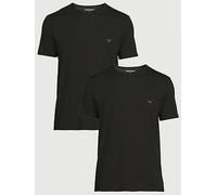 Emporio Armani Crew Neck T-Shirt AF14132 - 2-Pack Core Logoband Short Sleeve Black EU S