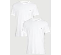 Emporio Armani Bodywear 2 Pack Stretch Cotton Crew Neck T-Shirts, White, Size Xl, Men White