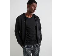 Emporio Armani Bodywear Basic Terry Tape Lounge Shorts, Black, Size M, Men Black